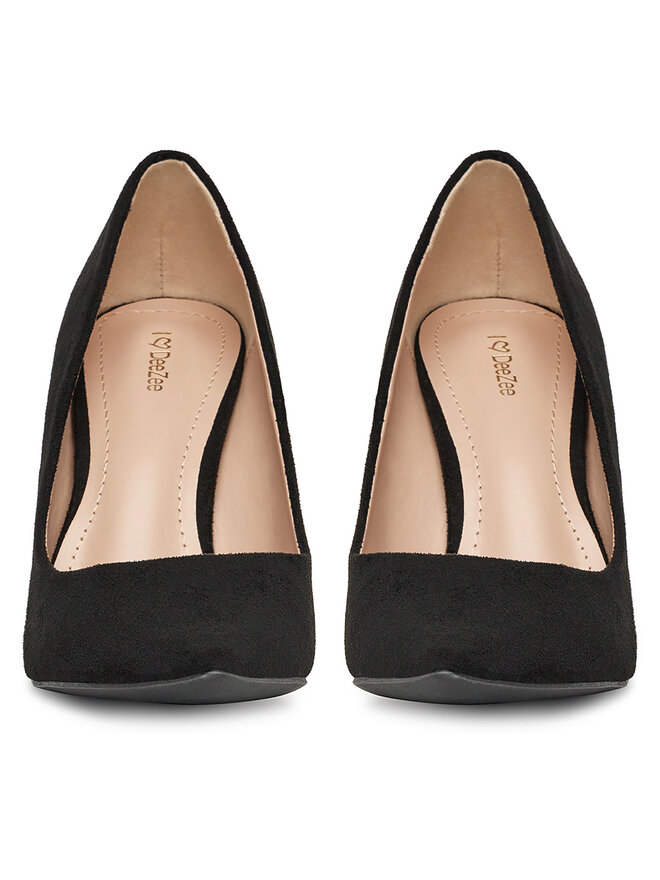 DeeZee Czółenka DeeZee LB9901-BLACK SU Czarny