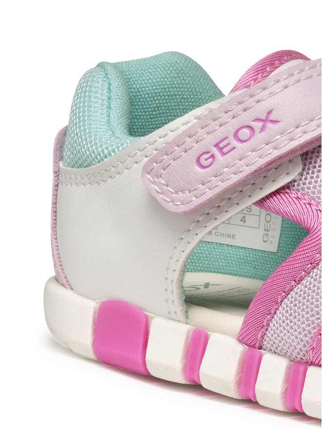 Geox Sandále Geox B Sandal Iupidoo B5517C 0BC14 C0563 Biela