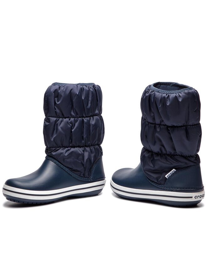 Crocs Schneeschuhe Crocs Winter Puff Boot 14614 Dunkelblau