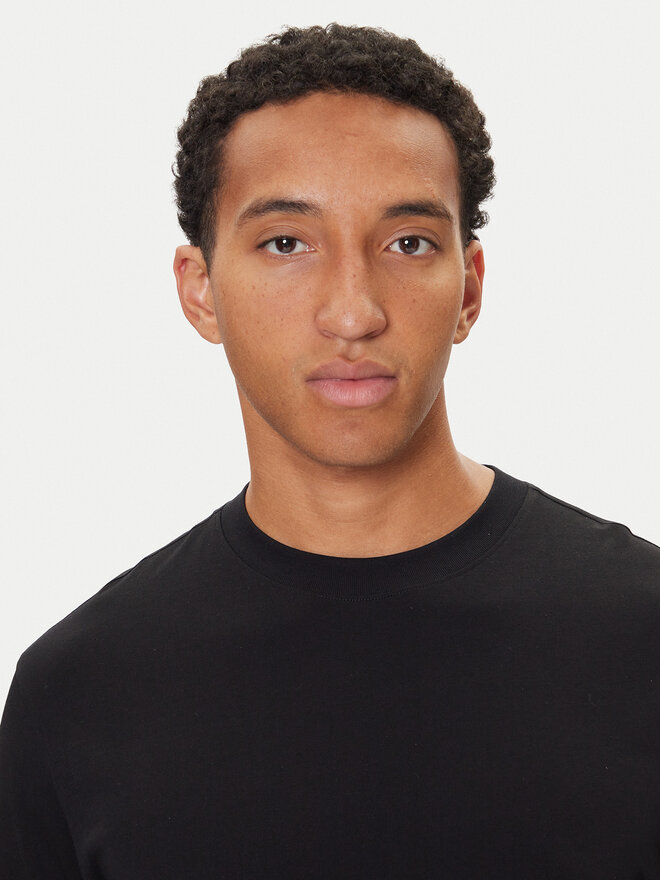 United Colors Of Benetton United Colors Of Benetton Μπλούζα πιτζάμας 30964M021 Μαύρο Regular Fit