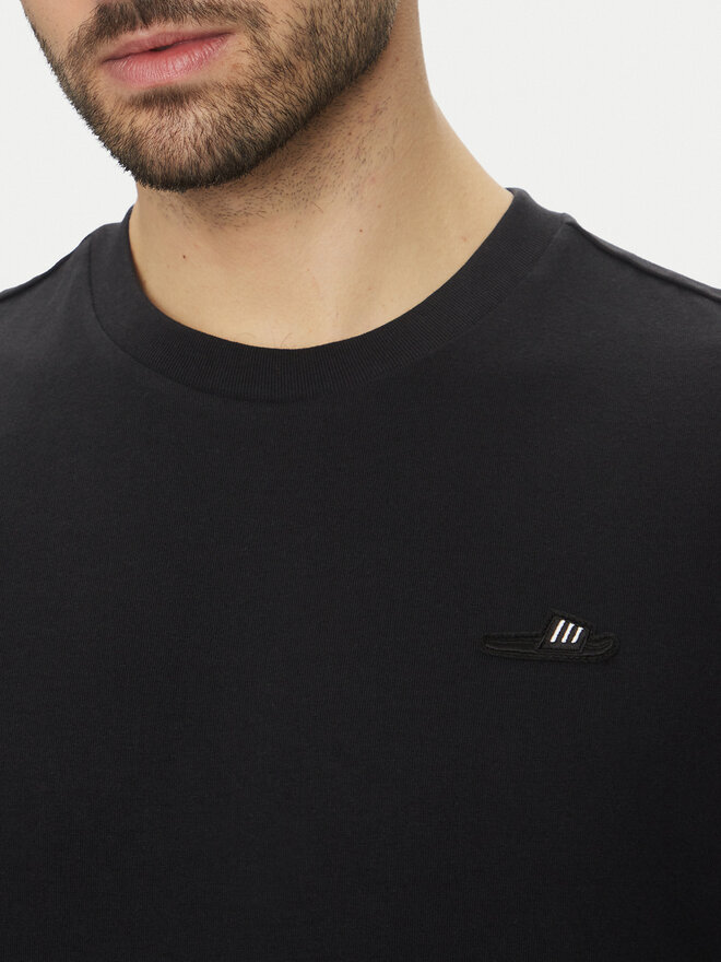 adidas adidas T-Shirt Lounge Slide Graphic JJ4003 Μαύρο Regular Fit