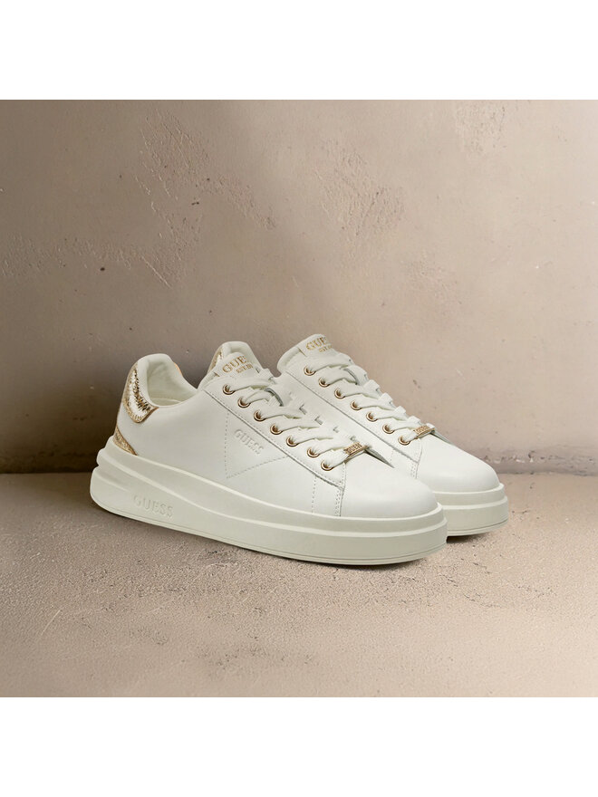 Guess Sneakersy Guess FLTELB LEM12 Biały