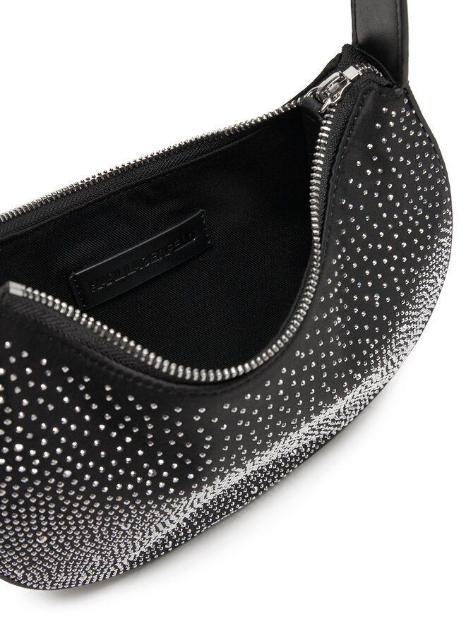 KARL LAGERFELD Ročna torba KARL LAGERFELD A1W30116 Črna