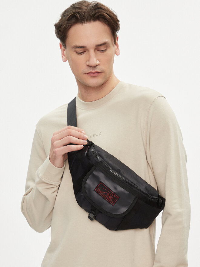 Puma Saszetka nerka Puma Edge Waist Bag 078834 01 Czarny