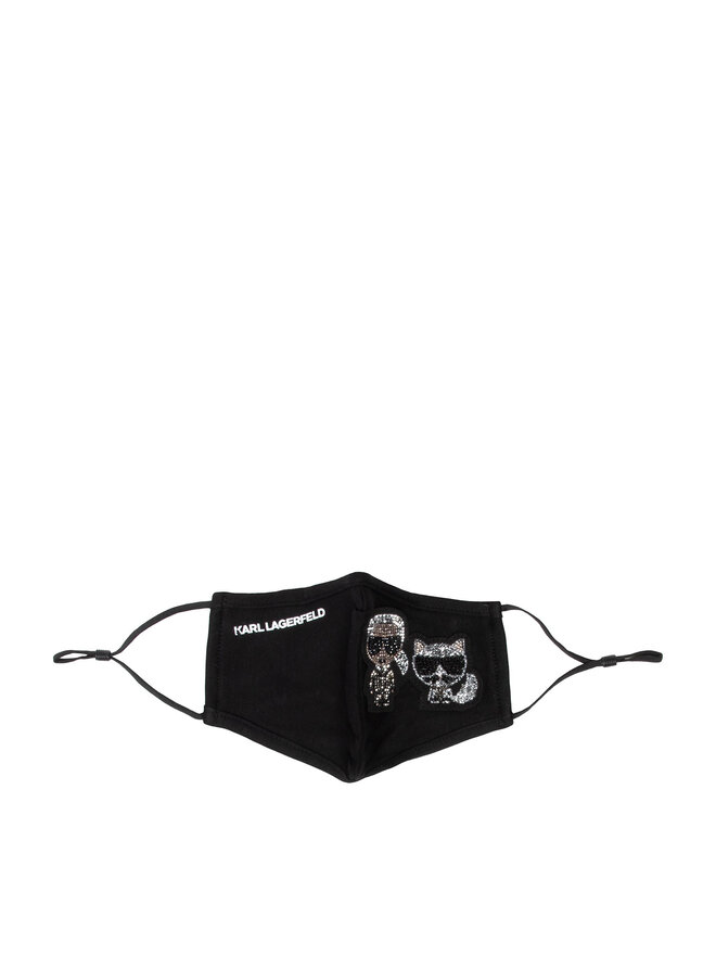 KARL LAGERFELD Υφασμάτινη μάσκα KARL LAGERFELD 210W3917 Μαύρο