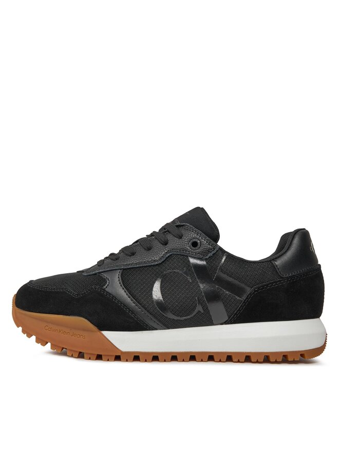 Calvin Klein Jeans Сникърси Calvin Klein Jeans Toothy Runner Bold Mono YM0YM00583 Черен