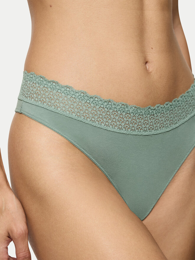 Triumph Triumph Stringtanga Feel Of Modal 10219764 Grün