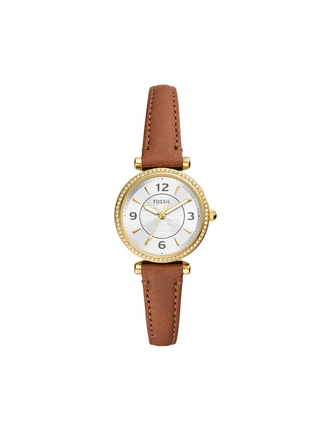 Fossil Годинник Fossil Carlie ES5297 Коричневий