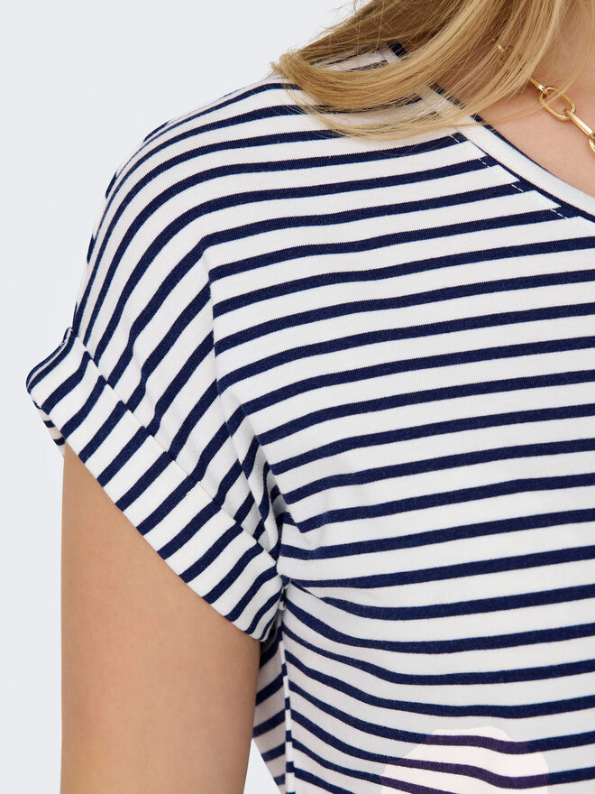 ONLY ONLY Marškinėliai Moster 15206243 Balta Regular Fit
