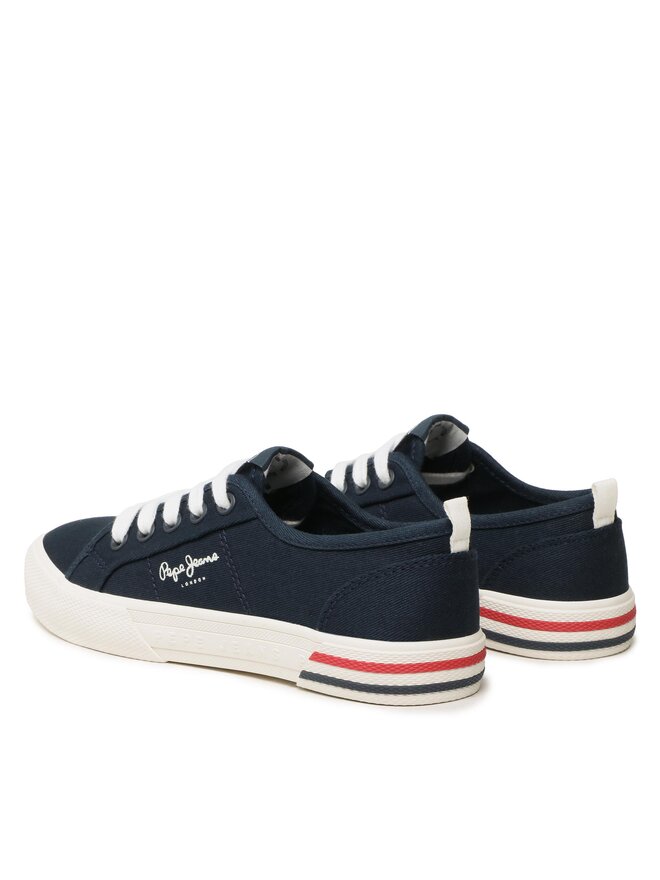 Pepe Jeans Tenisówki Pepe Jeans Brady Basic Boy PBS30549 Granatowy
