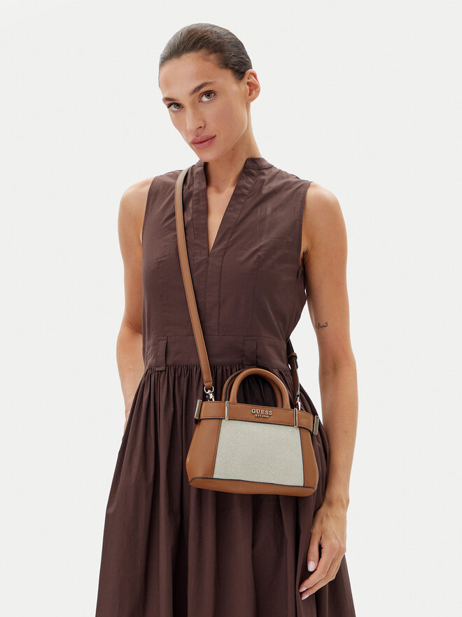 Guess Ročna torba Guess HWAG96 33760 Rjava