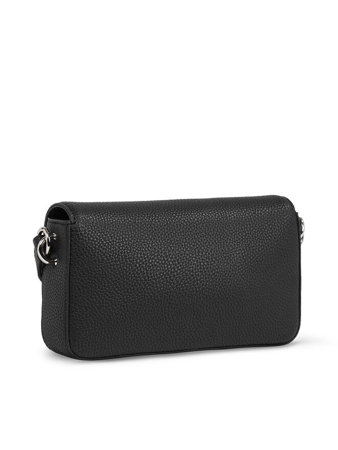 Tommy Hilfiger Kabelka Tommy Hilfiger Th Emblem Flap Crossover AW0AW15180 Černá