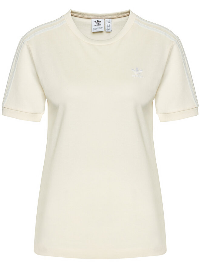 adidas adidas T-Shirt 3 Stripes GN2786 Beige Regular Fit