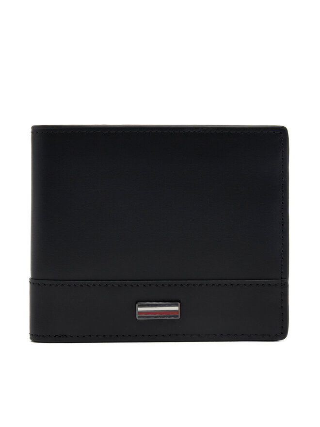 Tommy Hilfiger Veľká pánska peňaženka Tommy Hilfiger Th Corp Cc And Coin AM0AM13245 Čierna