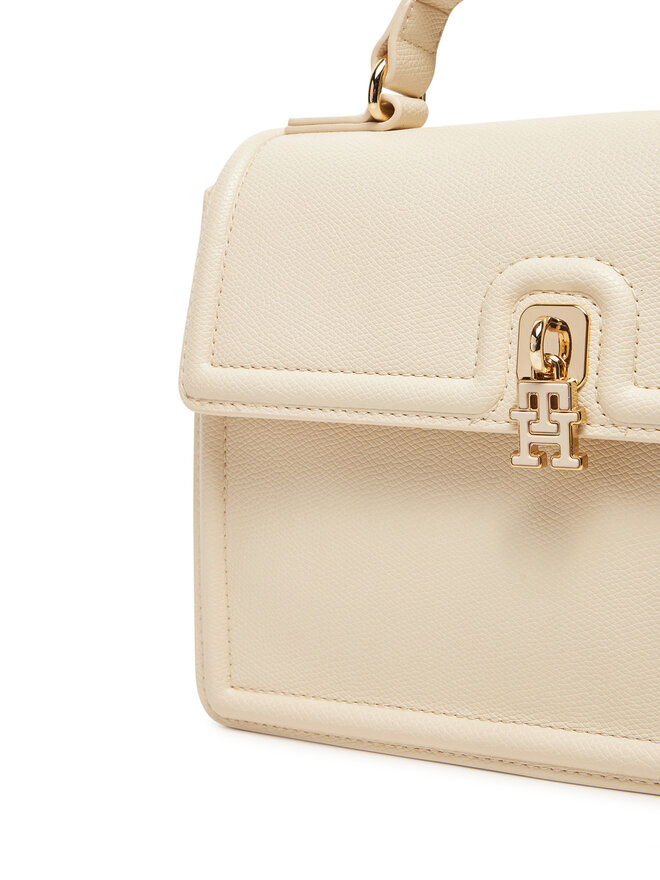 Tommy Hilfiger Bolso Tommy Hilfiger Th Eternity Mini Satchel AW0AW17176 Écru