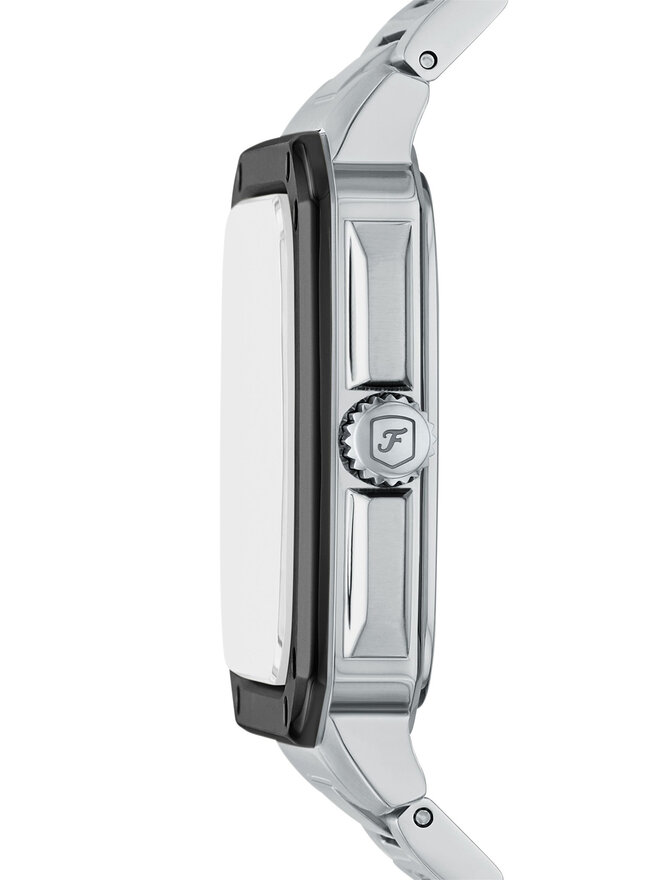 Fossil Pulkstenis Fossil Crosby FS6122 Sudraba