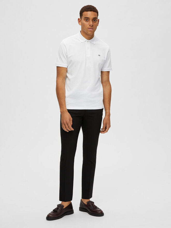 Selected Homme Selected Homme Poloshirt 16087839 Weiß Regular Fit