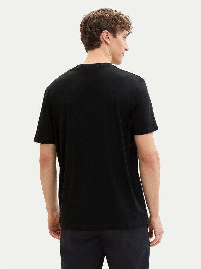 Tom Tailor Denim Tom Tailor Denim Camiseta 1042045 Negro Regular Fit