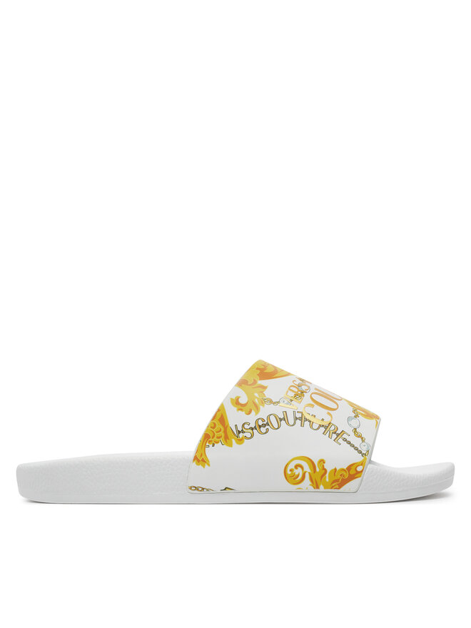 Versace Jeans Couture Шльопанці Versace Jeans Couture 77YA3SQ4 ZS834 Білий