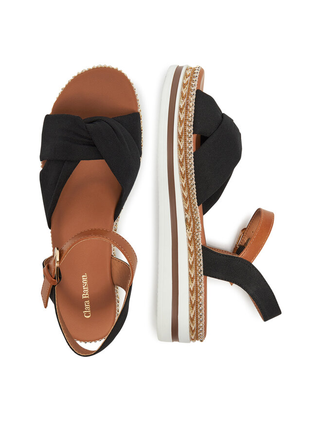 Clara Barson Sandalen Clara Barson WS2P270-01 Schwarz