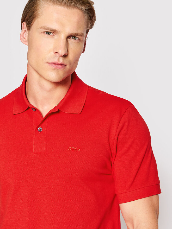 BOSS Boss Poloshirt Pallas 50468362 Rot Regular Fit