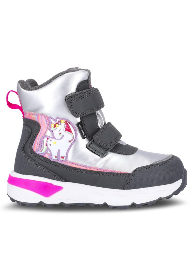 Vinterskor ZigZag Hidol Kids Boot w/Lights WP Z234125 Grå | eskor.se