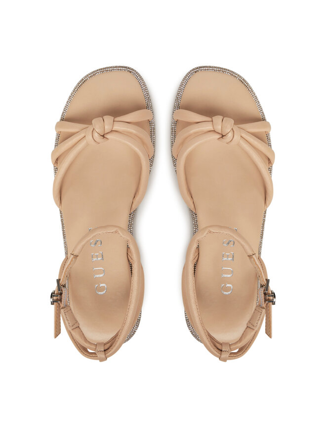 Guess Σανδάλια Guess FLJSLO LEA03 Μπεζ