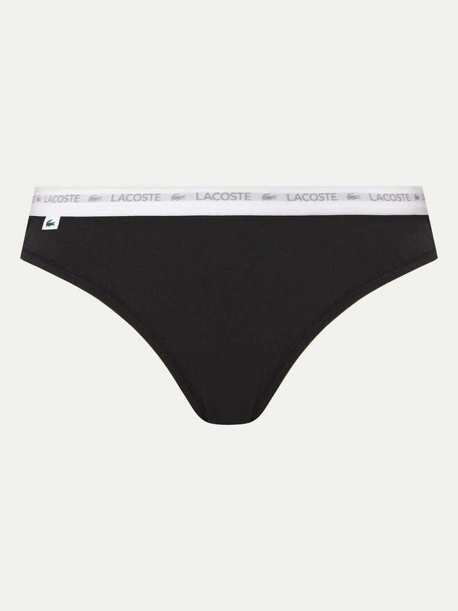 Lacoste Lacoste Σετ 3 τεμάχια σλιπ κλασικά 8F1338 Μαύρο