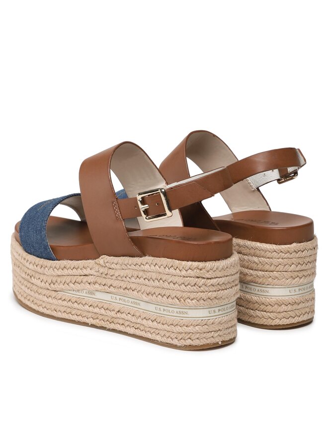 U.S. Polo Assn. Espadrile U.S. Polo Assn. Loren LOREN007 Rjava