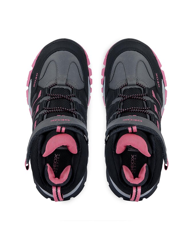 Geox Sneakersy Geox J Montrack Girl B Ab J36LHA 0FUME C9A8N S Sivá