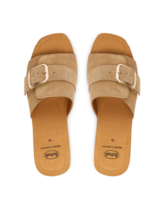Scholl Pantoletten Scholl Tropica Buckle Med. MF00880 Beige