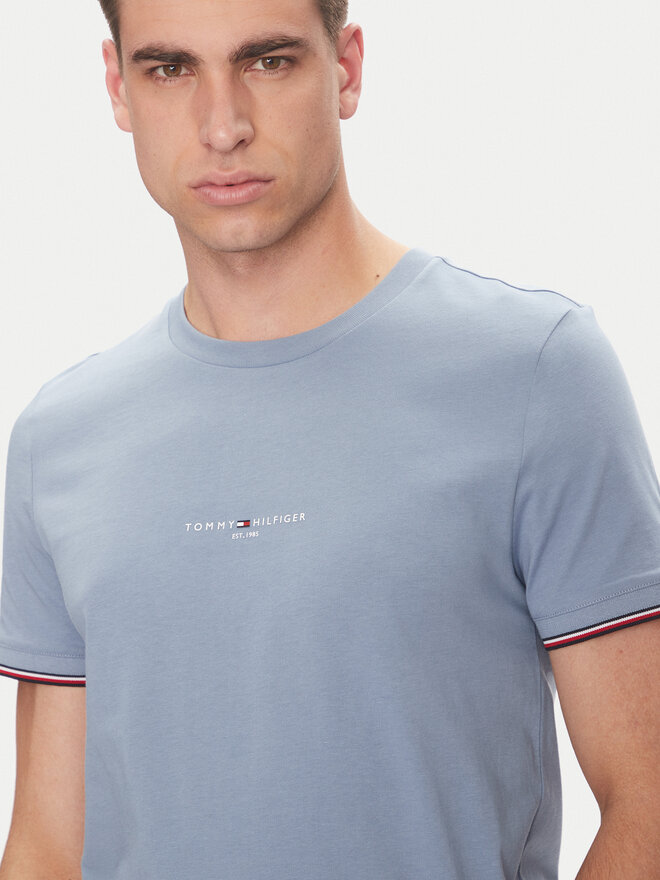Tommy Hilfiger Tommy Hilfiger Marškinėliai Logo MW0MW32584 Žydra Regular Fit