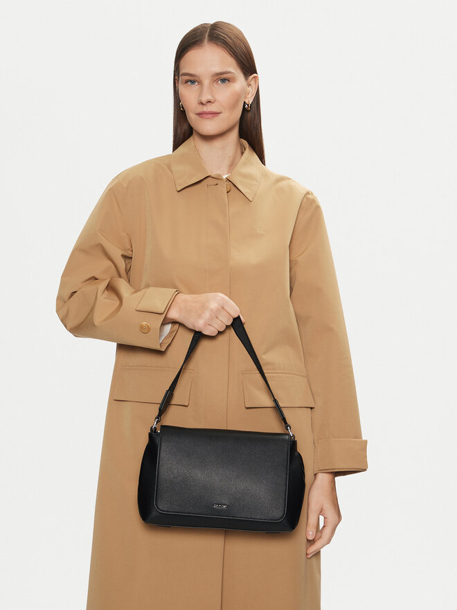 Calvin Klein Handtasche Calvin Klein Ck Must Top Handle Bag_Caviar K60K613085 Schwarz