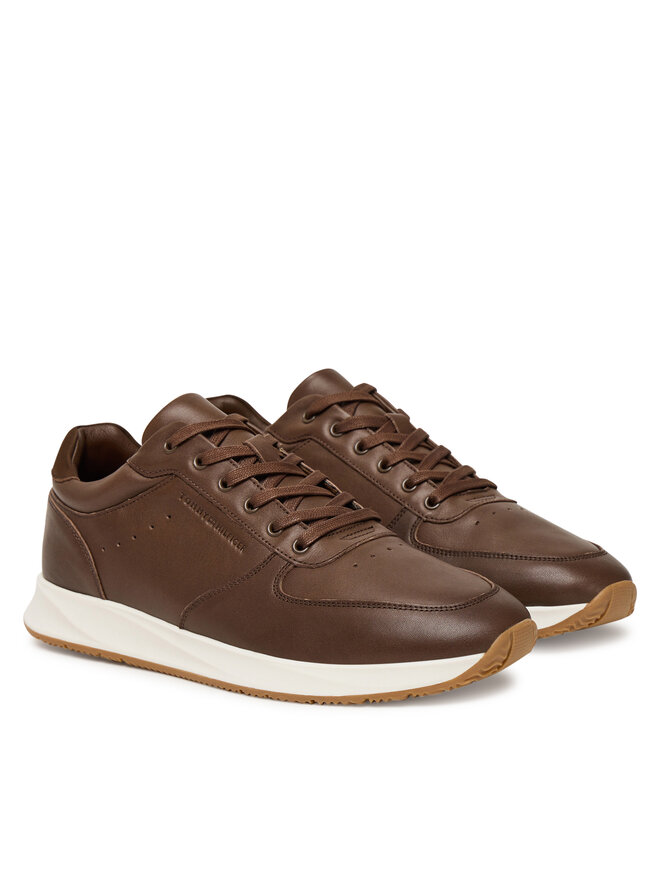 Tommy Hilfiger Αθλητικά Tommy Hilfiger Premium Leather Hybrid FM0FM05700 Καφέ