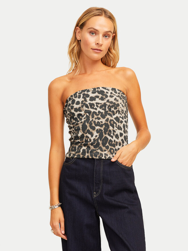 JJXX JJXX Top Fiona 12280486 Rjava Slim Fit