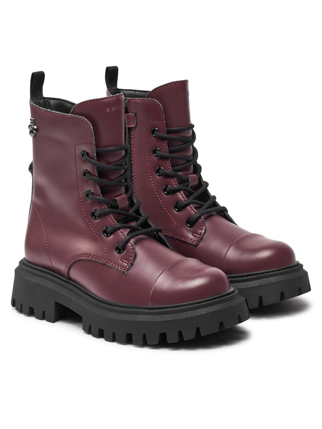 Geox Csizma Geox J Maquinnens Girl J46M6B 000CN C7357 M Bordó