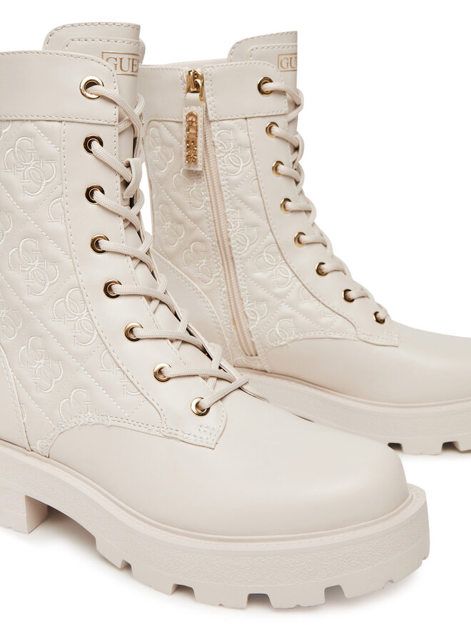 Guess Botines Guess FLTYAN ELE10 Écru