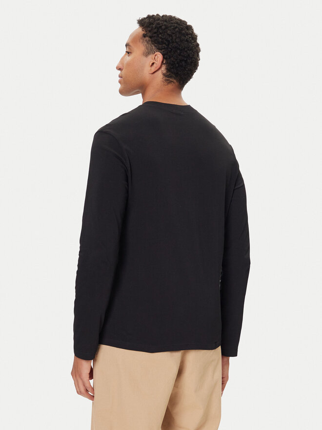United Colors Of Benetton United Colors Of Benetton Longsleeve 30964M021 Schwarz Regular Fit