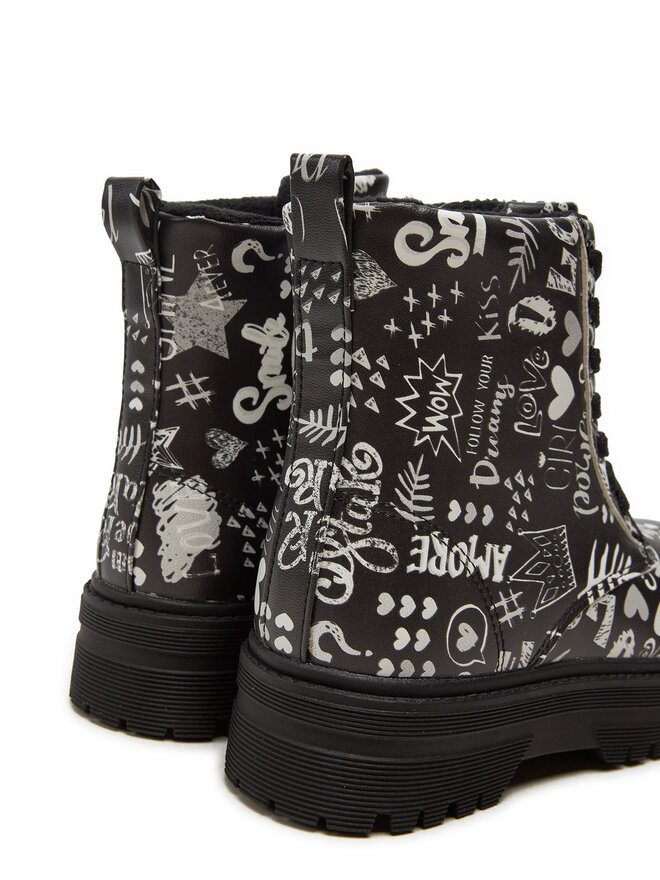 DeeZee Schnürschuhe DeeZee CF2880-1 Schwarz