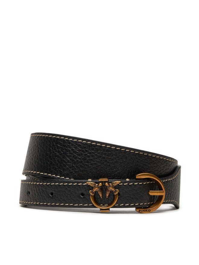 PINKO Damengürtel Pinko Tamboril H3.5 Belt . 20242 PLT01 103801.A158 Schwarz
