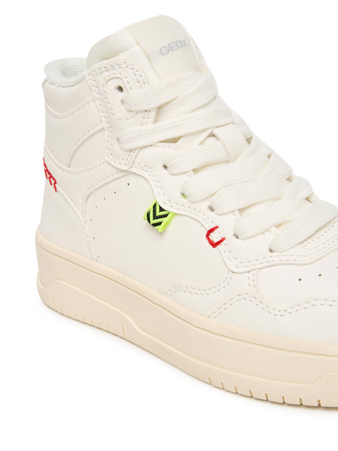 Geox Sneakersy Geox J Lestrella J56NLA 000BC C1000 S Biały