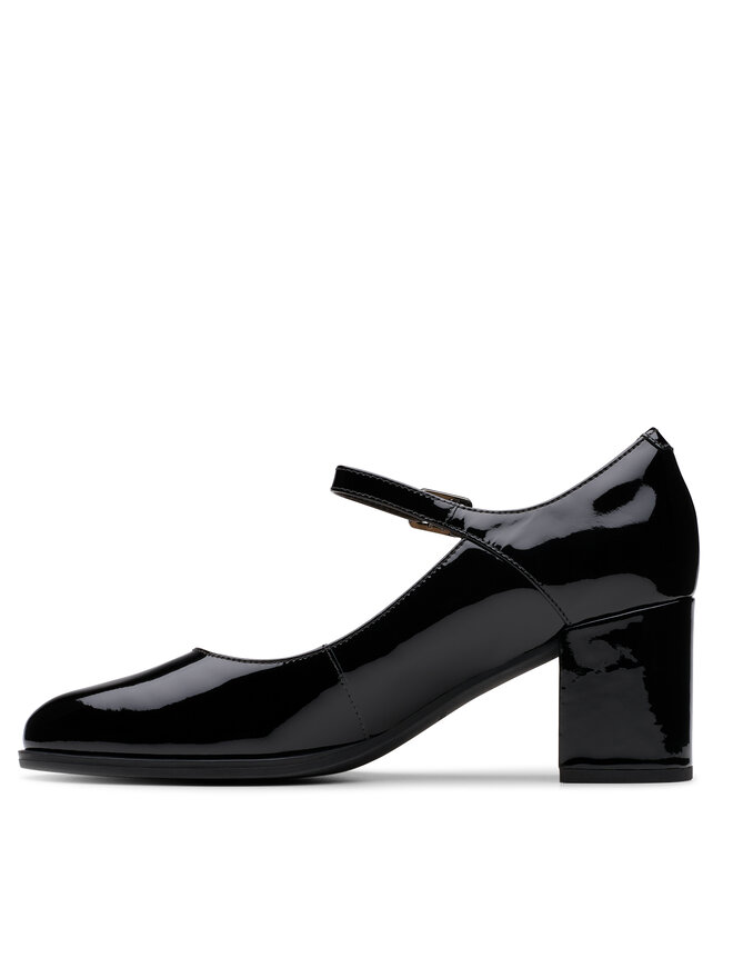 Clarks Félcipő Clarks Freva 55 Strap 26181337 Fekete
