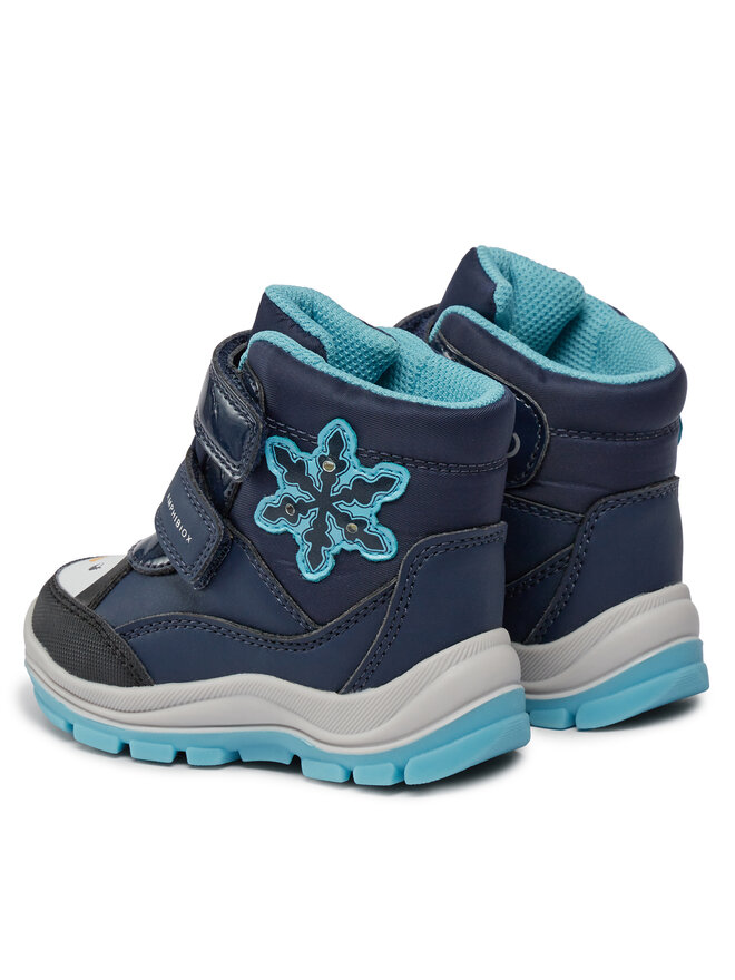 Geox Kozačky Geox B Flanfil Girl B Abx B363WA 054FU CF4N4 M Tmavomodrá