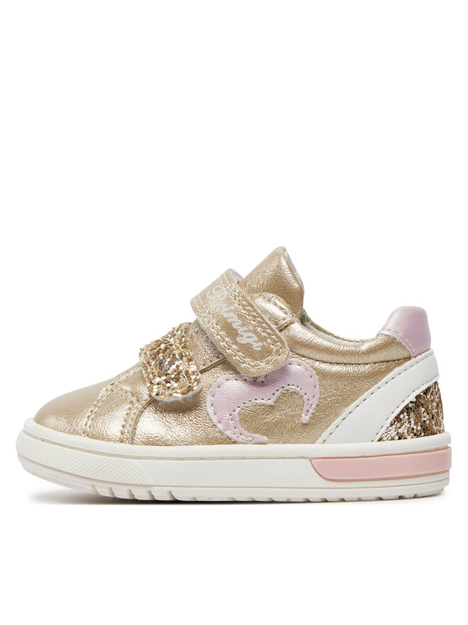 Sneakers bambina dorate cheap