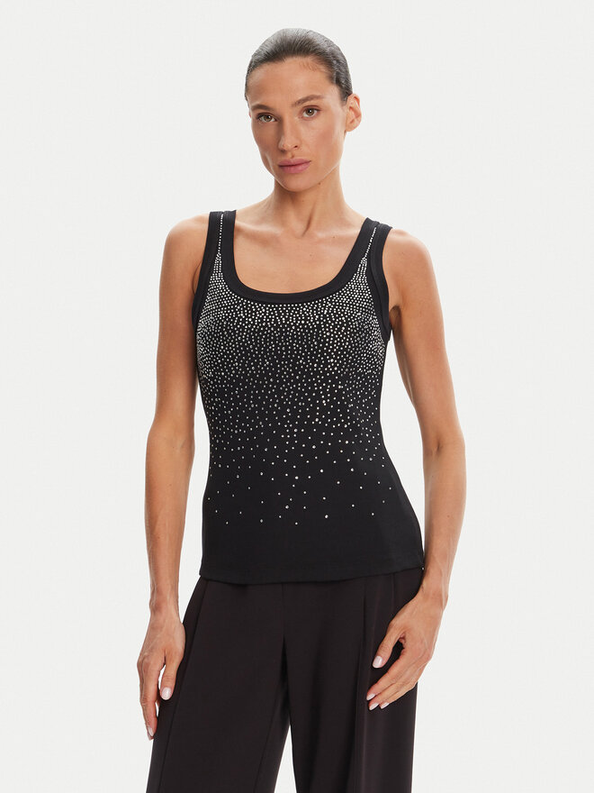 Rinascimento Rinascimento Top CFC0124040003 Črna Regular Fit