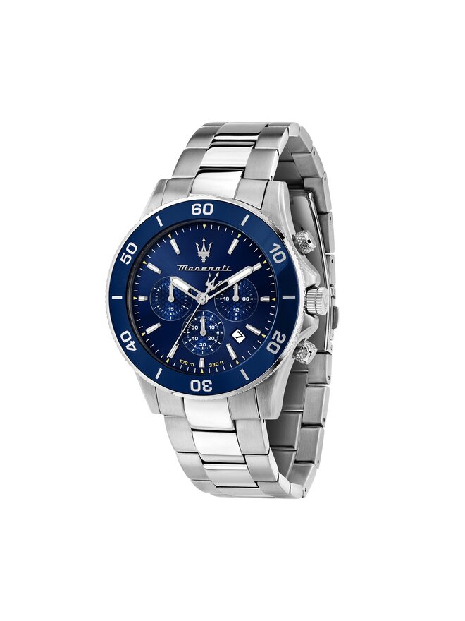 Maserati Ceas Maserati Competizione Diver R8873600002 Argintiu