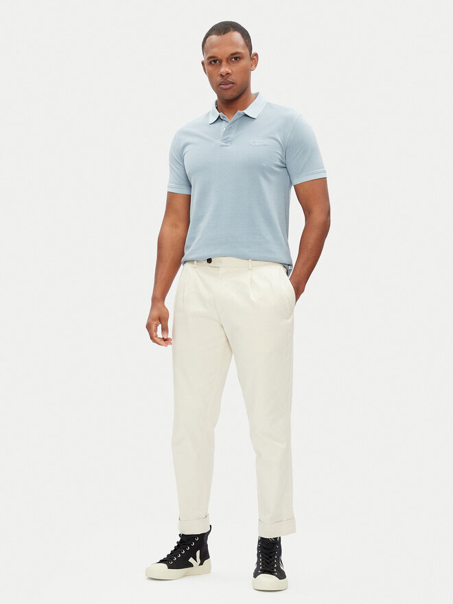 Pepe Jeans Pepe Jeans Pólóing New Oliver PM542099 Kék Regular Fit