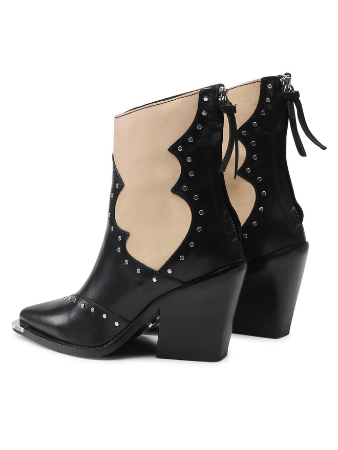 Bronx Botki Bronx 34184-A Czarny