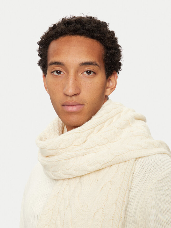 Tommy Hilfiger Bufanda Tommy Hilfiger AM0AM12831 Écru