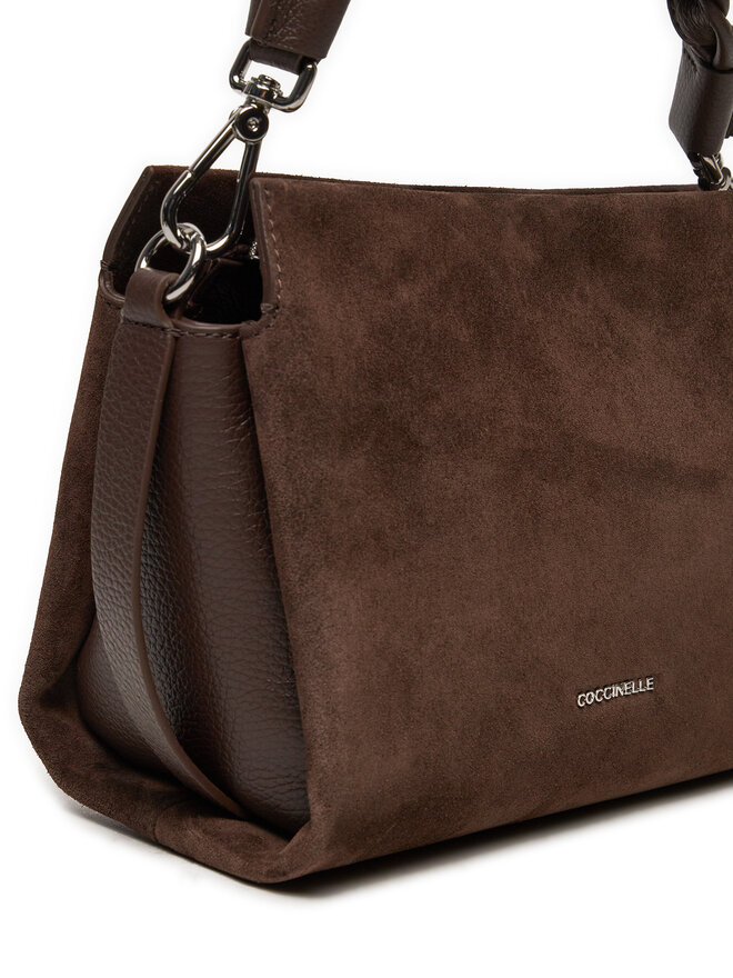 Coccinelle Handtasche Coccinelle P6P Boheme Suede Bimaterial E1 P6P 58 01 01 Braun